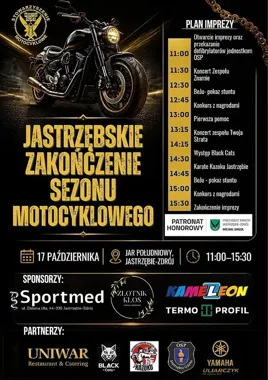 Motocykle, stunt i defibrylatory dla OSP. Finał sezonu w Jastrzębiu-Zdroju